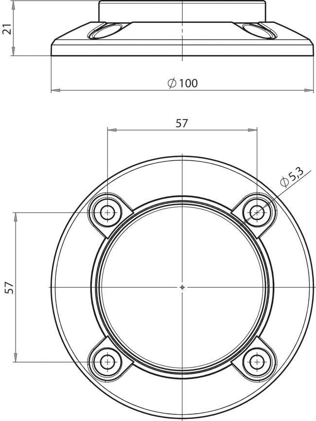 Assa Abloy effeff Haftgegenplatte Flach 830--H1------00