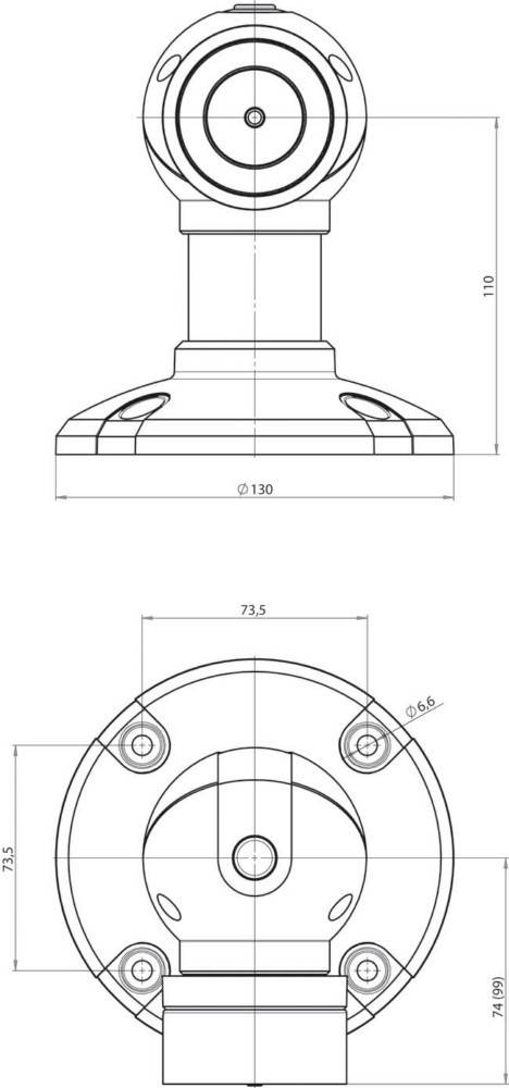 Assa Abloy effeff Magnet 830 300N Boden/Wand 830-3BW1----F90