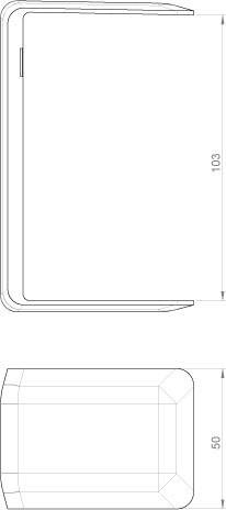 30 Stk. Unex Deckelklemme 66855