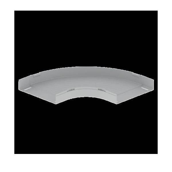 2 Stk. Unex Flachbogen 90° grau 66310-48