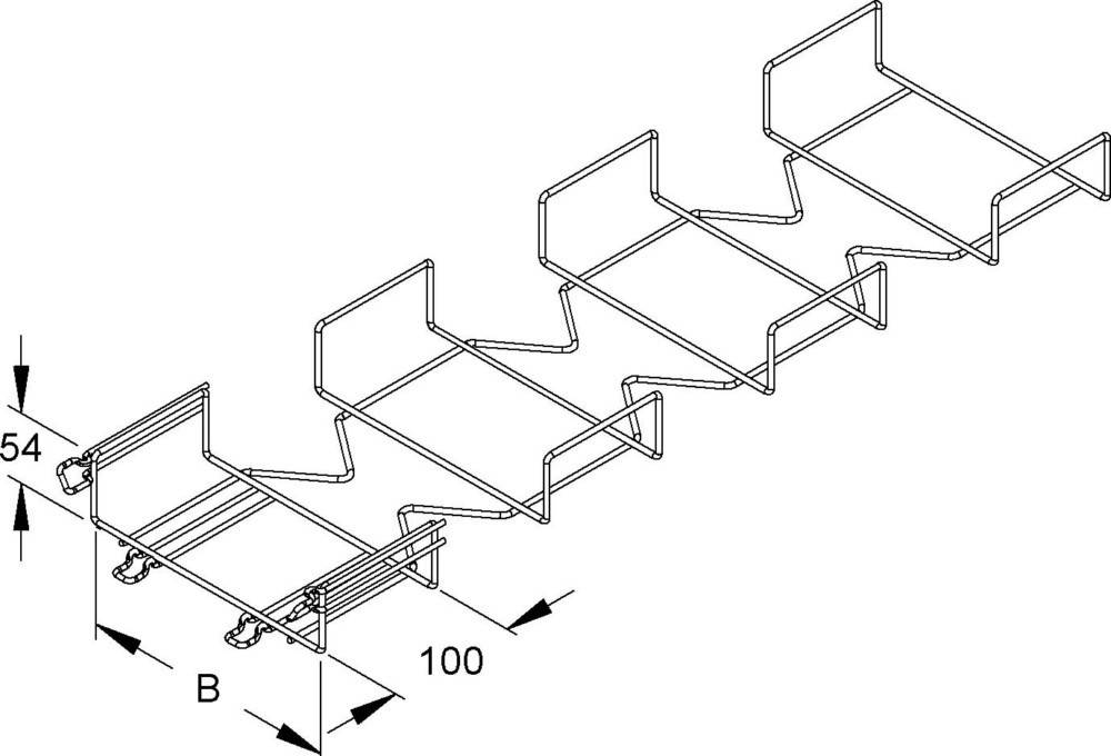 Niedax Bogen MTCE 54.100 F