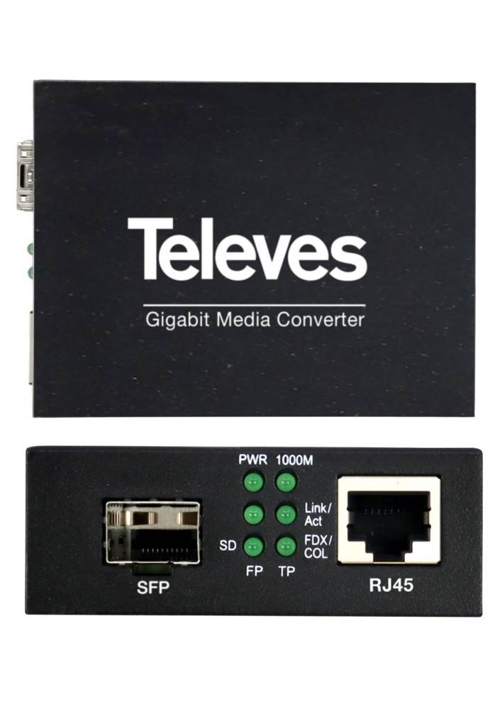 Televes Medienkonverter MKRJ45-SFP
