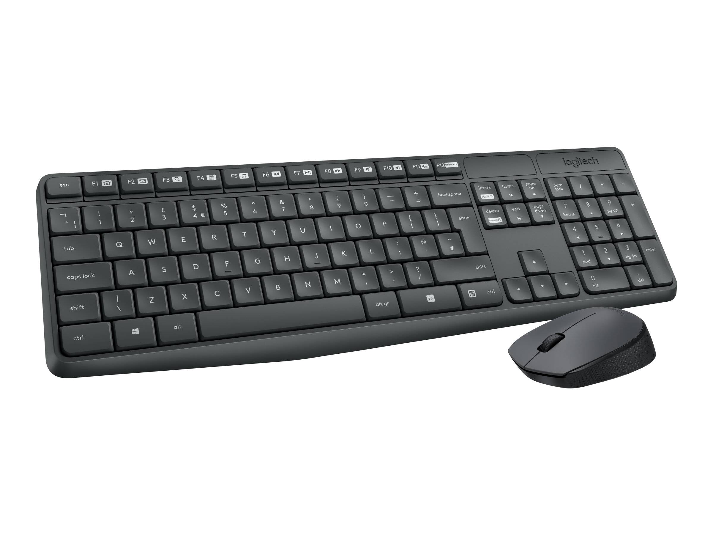 Logitech MK235 - Tastatur-und-Maus-Set - kabellos
