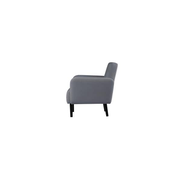 Sofa LISBOA LC3PT.01.14 3Sitzer Stoff schwarz/grau