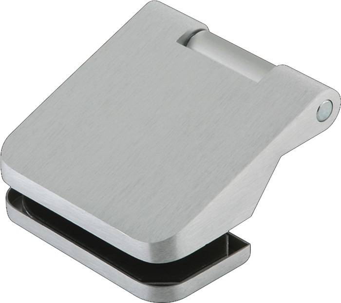 Glastürband OFFICE Junior LM silber elox.80kg f.3-tlg.DORMA-GLAS