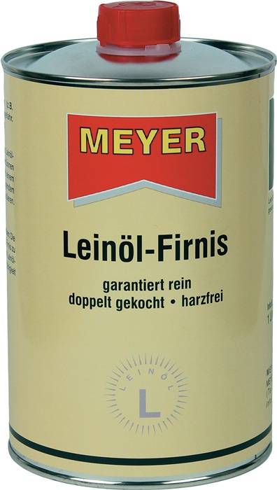 Leinöl-Firnis honigfarben 1l Dose MEYER