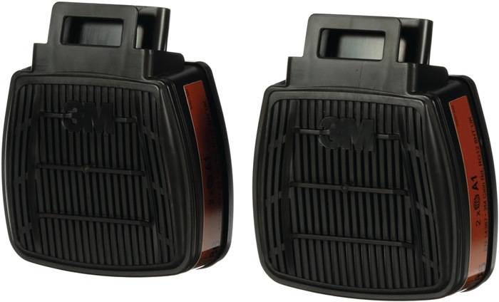 Gasfilter A1 EN14387 EN 14387 A1 f.Ser.Secure Click 2 Stück/Beutel 3M