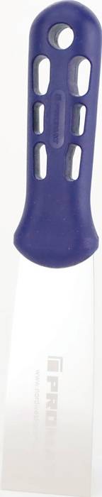 Malerspachtel B.40mm hochglanz-poliert Ku.flachoval,blau