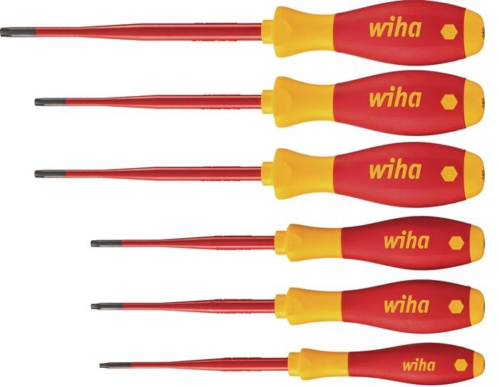Schraubendrehersatz 3251TRK6 6-tlg.TX-BO Mehrkomponentengriff Rundkl.WIHA