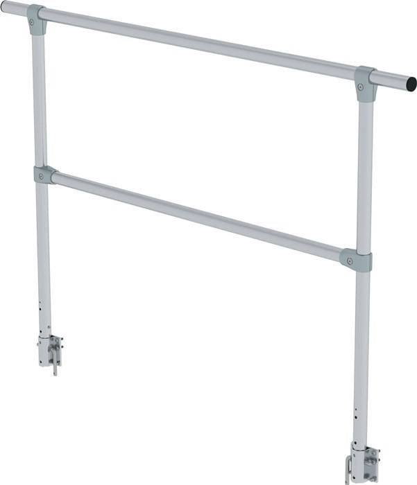 Geländer fürArbeitsplattform klappbar STA verz.MUNK