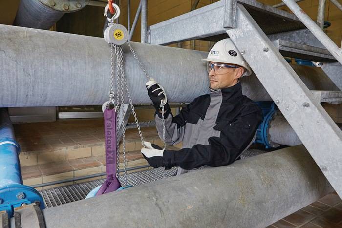 Kettenzug YaleMINI 360 Trgf.250kg Hubh.10m m.Lasthaken YALE