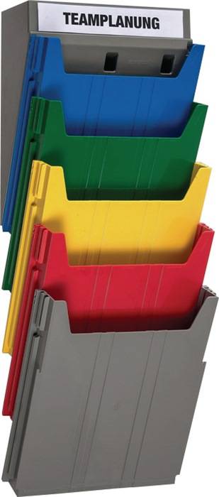 Auftragstasche PVC m.Umbug-Verschweißung DIN A4 blau EICHNER