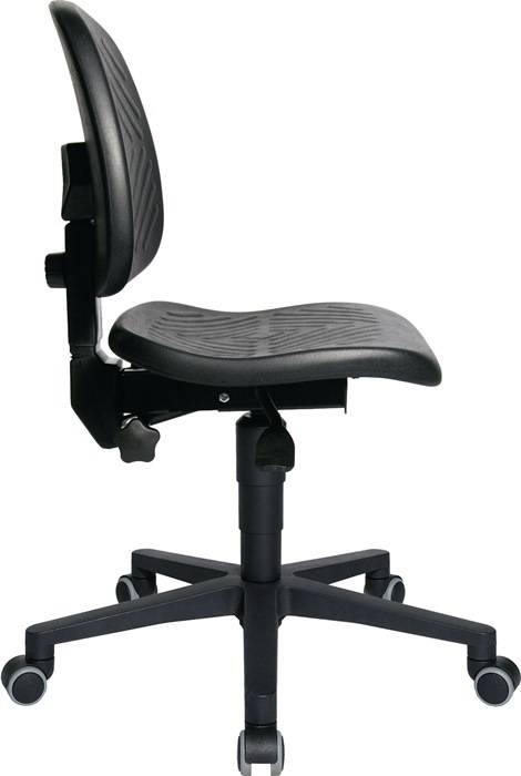 Arbeitsdrehstuhl TEC 40 Rl.Polyurethanschaum schwarz 410-540mm TOPSTAR