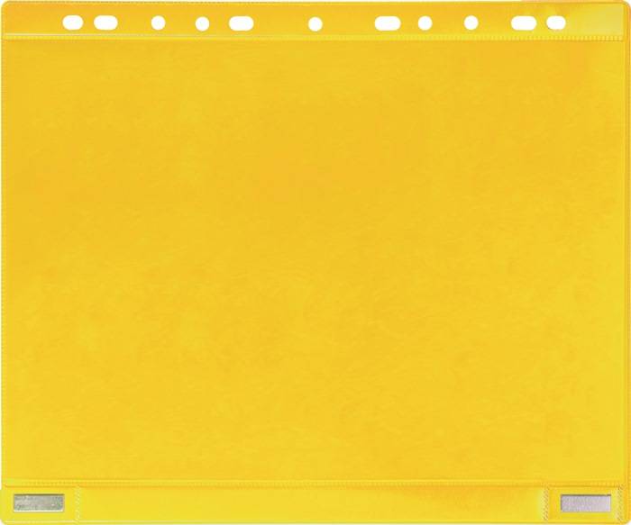 Magnetische Sichttasche B265xH315mm gelb f.Format DIN A4 TARIFOLD