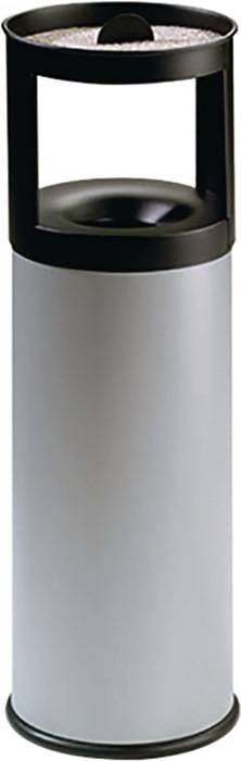 Kombiascher H700xØ250mm 25l grau m.Deckel TKG