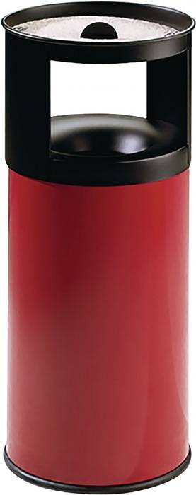 Abfallbehälter H900xØ380mm 75l rot m.Deckel TKG