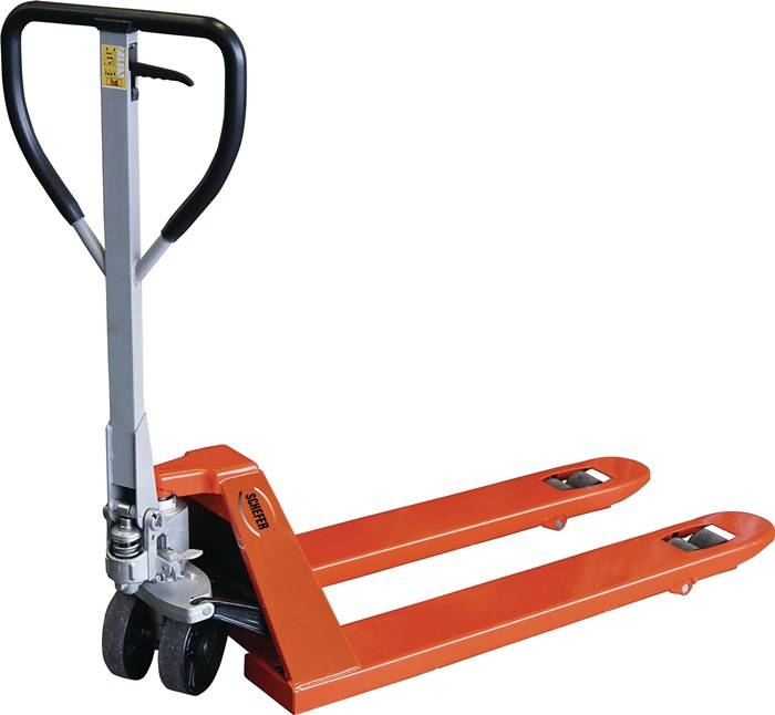 Gabelhubwagen STA tandem blutorange,RAL 2002 PUR/PUR