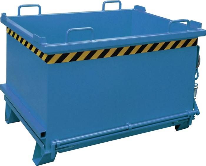 Klappbodenbehälter 0,75 m³ L1035xB1310xH930mm lack.lichtblau