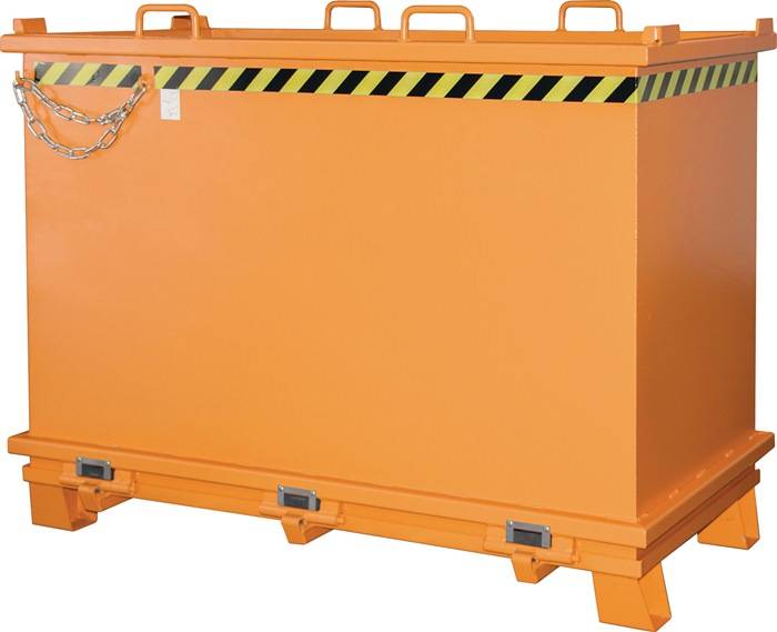 Klappbodenbehälter 2,0 m³ L1035xB1910xH1465mm lack.gelborange