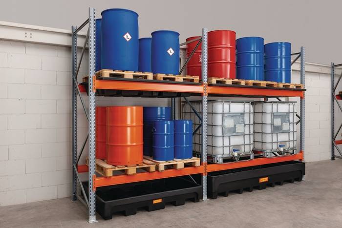 Regalwanne L2180xB1320xH280mm PE schwarz o.Gitterrost 520l CEMO