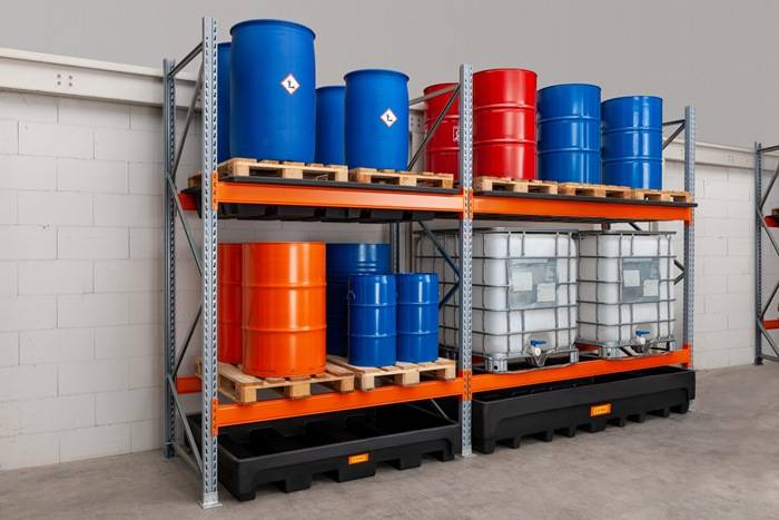 Regal-Einhängewannen 230l L1780xB1300xH230mm PE LDPE o.Rost CEMO