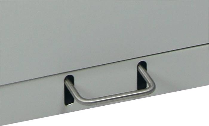 Wertstoffsammler 1x30,1x60l H920xB580xT380mm lichtgrau/anthrazitgrau/enzianblau