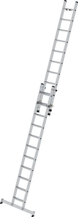 Schiebeleiter Alu.Stufen 1x11+1x10 Arbeits-H.b.ca.6200mm gerif. Stufen 19,3kg