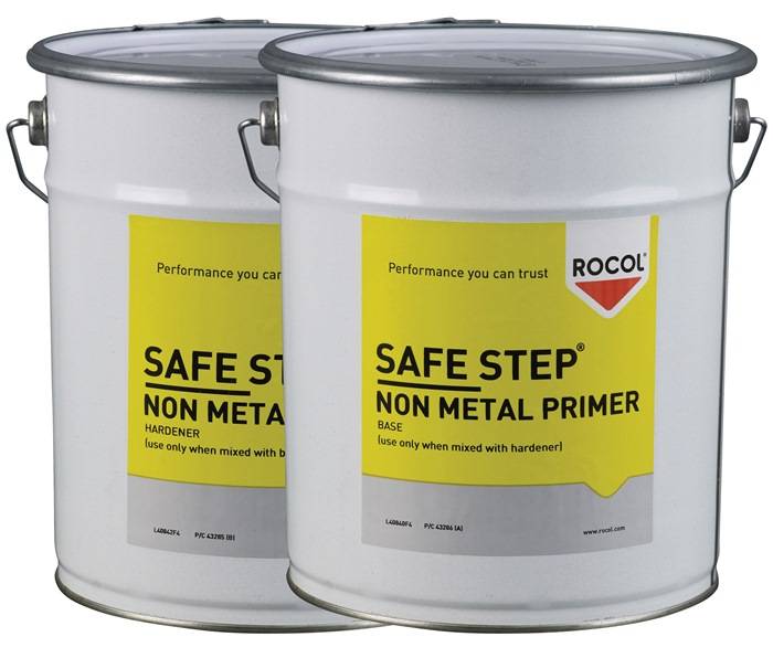 2K-Grundierung SAFE STEP® gelblich je 0,75l Härter u.Binder Dose ROCOL