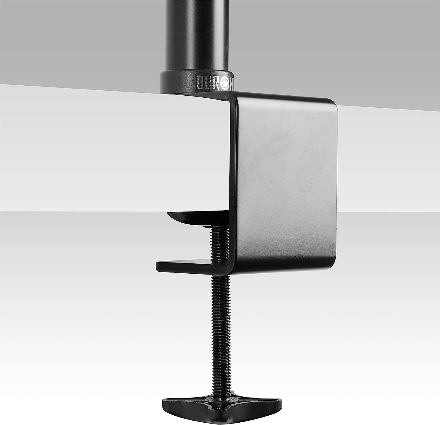 Duronic DMT100 Monitorarm 100 cm für 27 Zoll - 8kg Kapazität - Verstellbar in Höhe, Neigung und Drehung - VESA 75/100