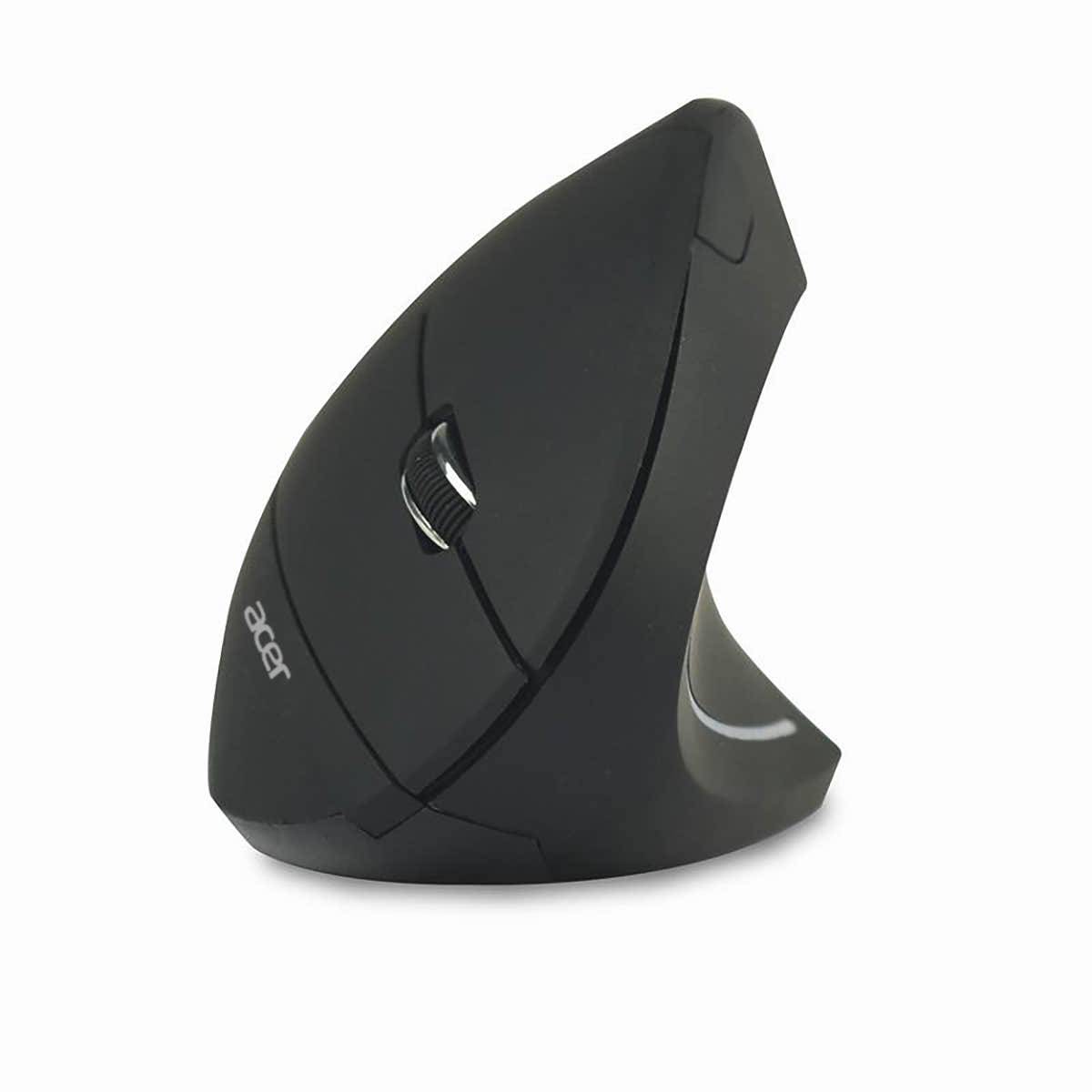 Acer Maus - vertikal - ergonomisch - Für Rechtshänder - optisch - 6 Tasten - kabellos - 2.4 GHz - kabelloser Empfänger (USB)