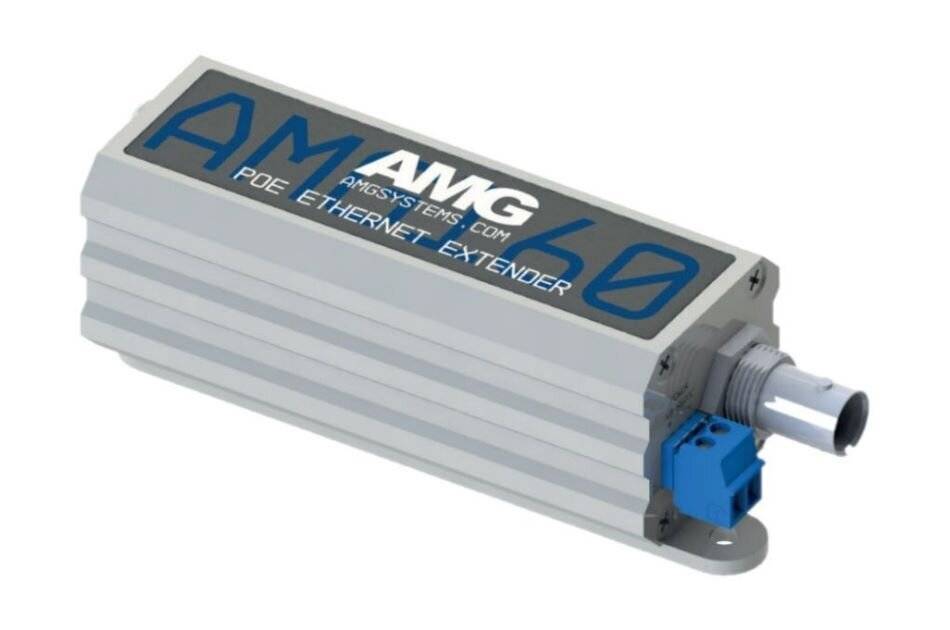 AMG Systems AMG160-1F-1EC, Industrieller Ethernet über Koax Extender, 1 Port, 1 x 10/100Base-T(x)