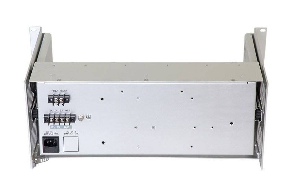 AMG Systems AMG2034-12-RP-AD, Baugruppenträger für AMG Hutschienengeräte, ausziehbar, 4HE, 19", 90-264VAC IEC