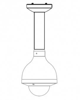 Dahua - PFB300C - Zubehör - Deckenhalterung, Material: Aluminium & PC, Deckenhalterung, Modernes Design