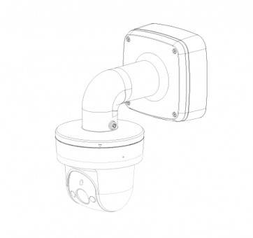 Dahua - PFB302S - Zubehör - Wandhalterung, Material: Aluminium, Wandhalterung, Modernes Design, Anschlussdosen Funktion