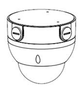 Dahua - PFA137 - Zubehör - Anschlussdose, Material: Aluminium, Anschlussdose, Modernes Design, Maße (Ø x H): 122 mm x 3