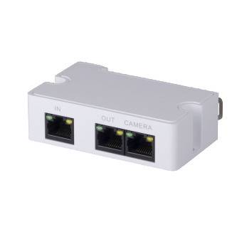 Dahua - PFT1300 - PoE Extender, - Passiver PoE und Daten mini Verteiler - Über kaskadierung bis zu drei IP Kameras über