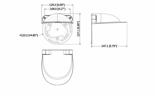 Dahua - PFA200W - Zubehör - Wandhalterung