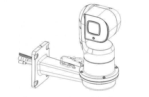 Dahua - PFB730W - Zubehör - Wandhalterung, - Material: Aluminium - Gewicht: 0,93kg -Maximale Traglast: 3kg - Abmessunge
