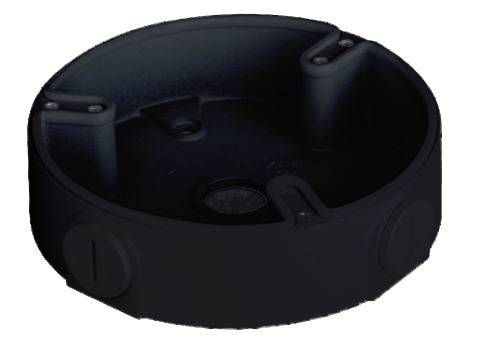 Dahua - PFA137-B - Zubehör - Anschlussdose, Material: Aluminium, Anschlussdose, Modernes Design, Maße (Ø x H): 122 mm x