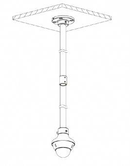 Dahua - PFA117 - Zubehör - Verlängerung, Material: Aluminium, Erweiterung für PFB220C