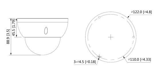 Dahua - HAC-HDBW2501RP-Z-DP-S2 - HDCVI - Dome - AC/DC, - 5 MP/Starlight - 2,7~13,5mm motor. Objektiv - Max. 25fps@5MP(1