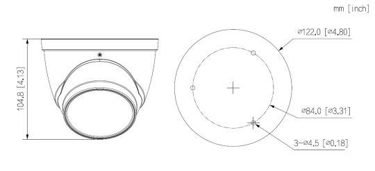 Dahua - HAC-HDW1231TP-Z-A - HDCVI - Eyeball, - 2MP/Starlight - 2,7 ~ 12mm motor. Objektiv - WDR 130dB,3DNR - HD/SD/Mult