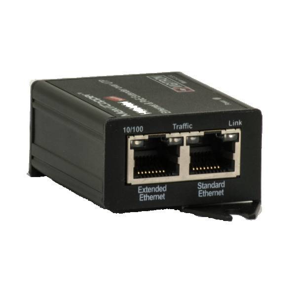 Mini-Extender VI-UTP-2300A Barox, UTP Extender für Daten und PoE, Minigehäuse, 1x IP und PoE+ über UTP-Kabel, nur auf d