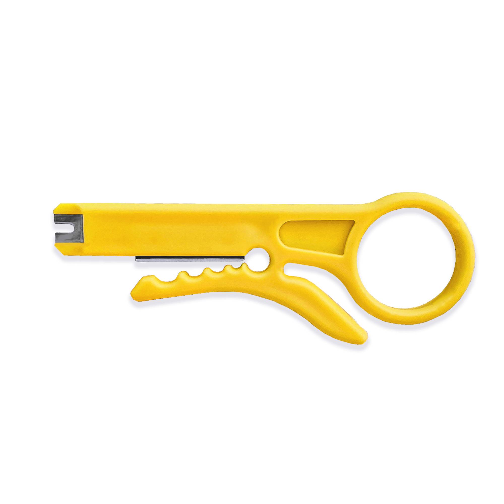 PremiumX Abisolierer XCon CS-5 Universal Kabel Abisolier-Werkzeug CAT 5 6 7 RG 59/6 Telefonkabel Kabelwerkzeug Entmanteler