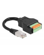 Delock Netzwerkverlängerungskabel - RJ-45 (M) - zu 8-polige Anschlussleiste (W)