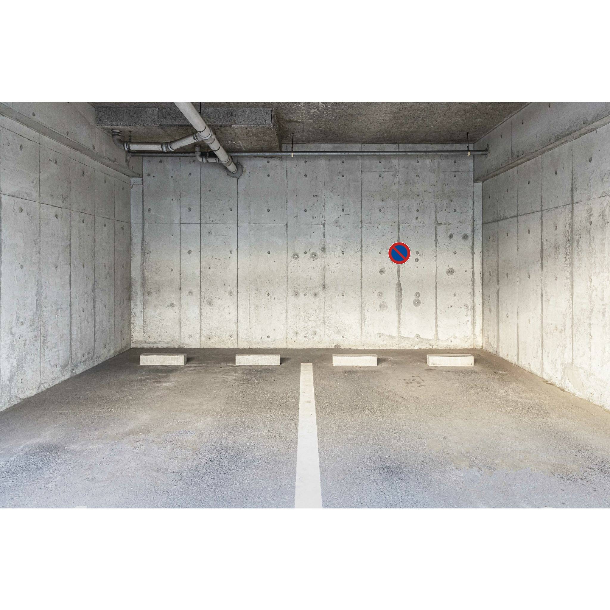 Exacompta Hinweisschild Parkverbot PVC selbstklebend rutschfest 30 cm Rot 67011E