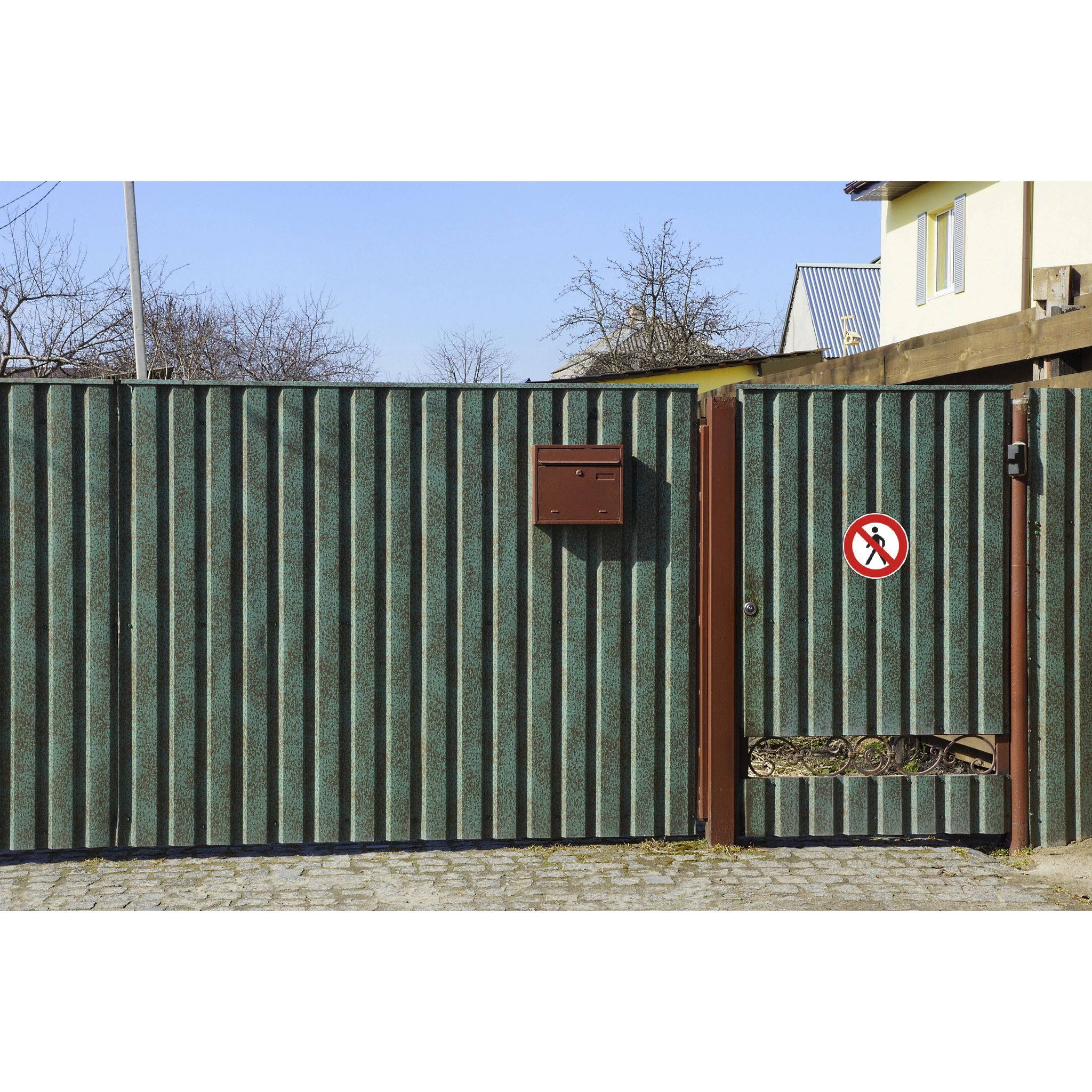 Exacompta Hinweisschild Geh- Fahrverbot PVC selbstklebend 20 cm Rot 67012E