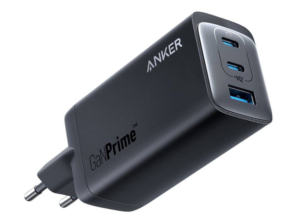 ANKER INNOVATIONS - Anker GaNPrime 737 - Powerbank - 120 Watt - Anker PowerIQ 4.0 - 3 Ausgabeanschlussstellen (2 x USB-C