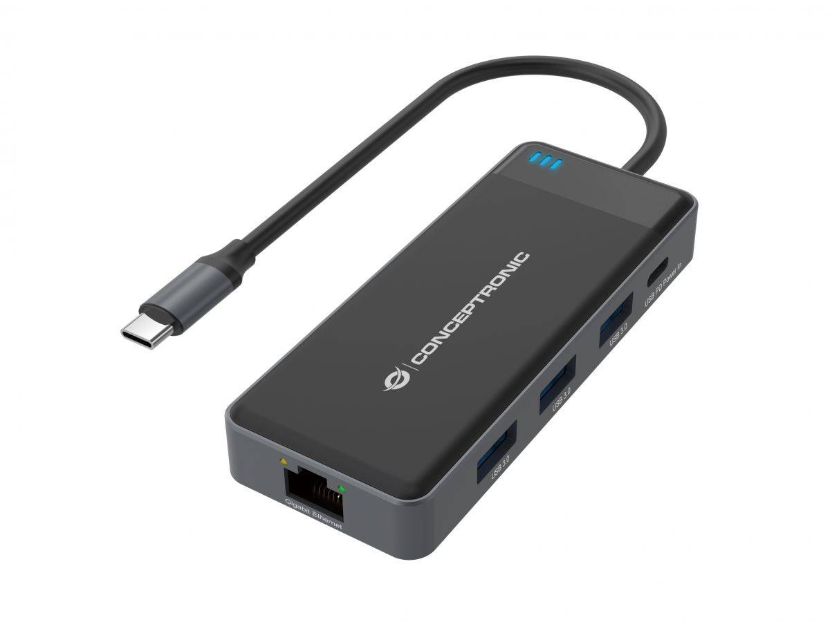 Conceptronic Dockingstation - USB-C - 2 x HDMI