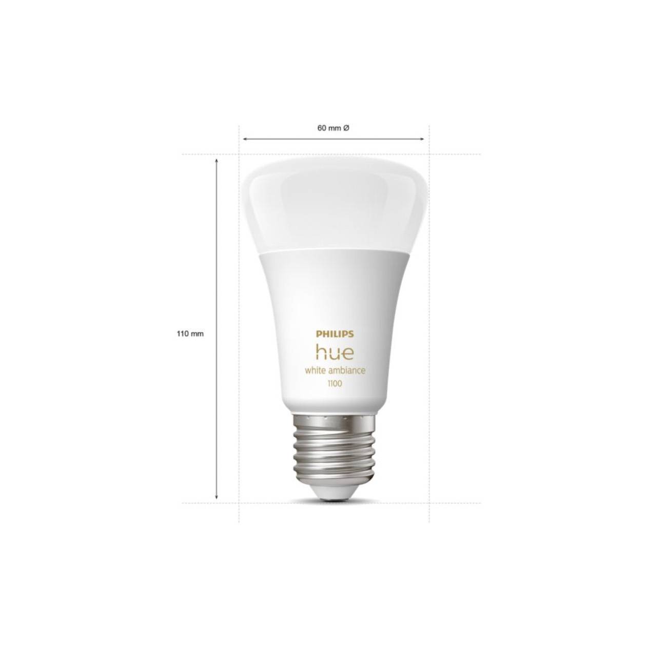 Philips Hue WA 8W A60 E27 Starter Kit Leuchtmittel